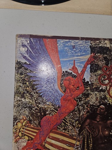 Santana Abraxas LP Record 1970 Columbia KC 30130 with POSTER Tested - Picture 16 of 24