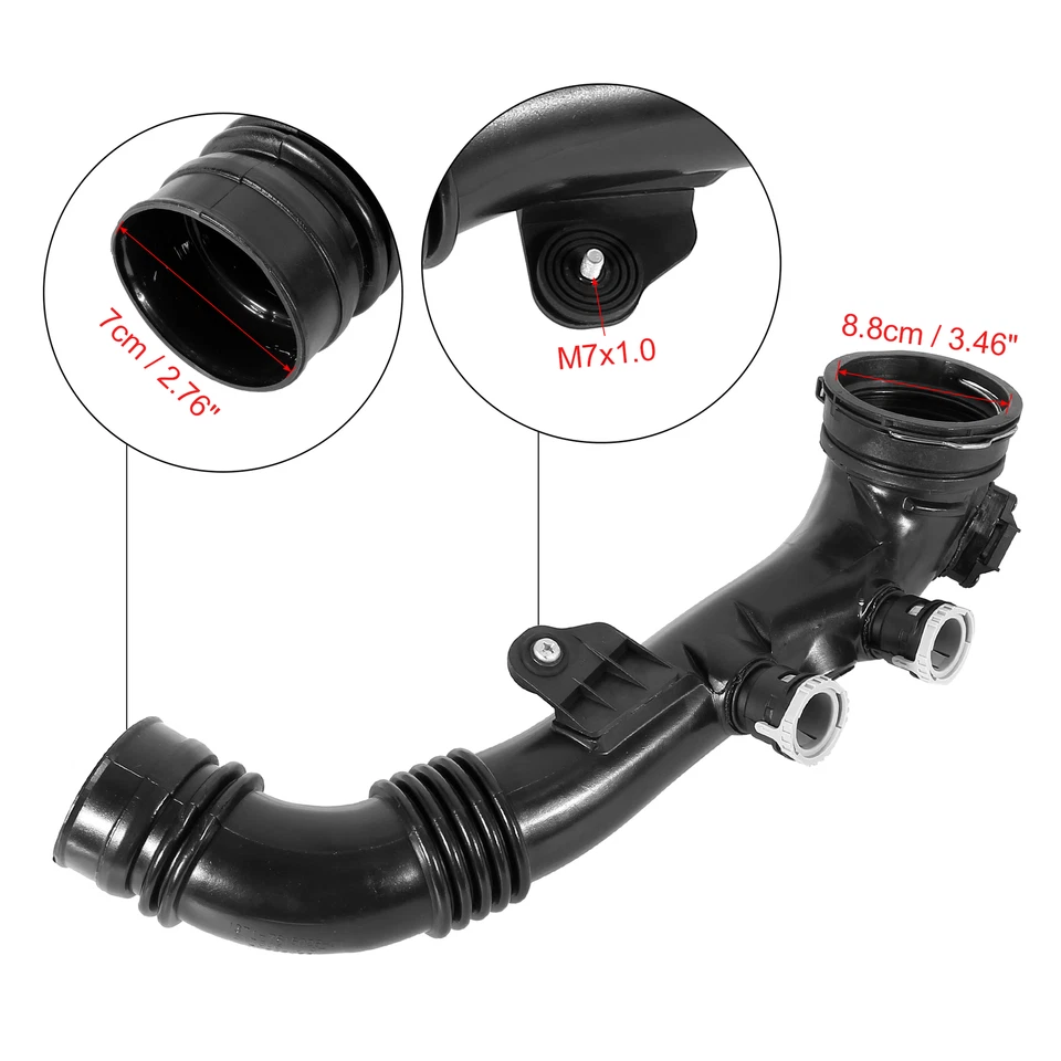 Air Intake Intercooler Throttle Hose Duct For BMW 335i xDrive 07-13 13717590306 Foto 2 de 4