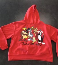 Looney Tunes N Friends Hoodie Size Youth Large