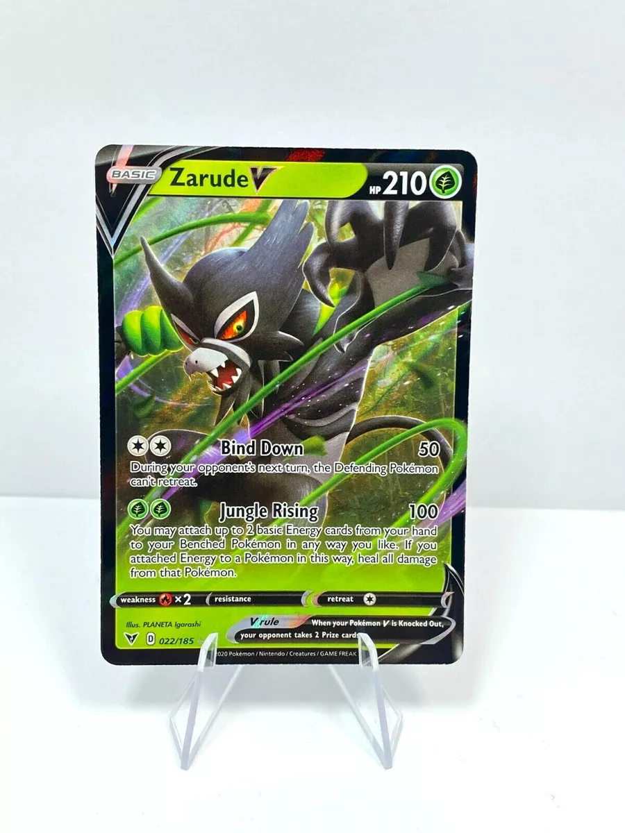 Zarude V 022/185 Vivid Voltage- NM Ultra Rare Full Art Pokémon Card