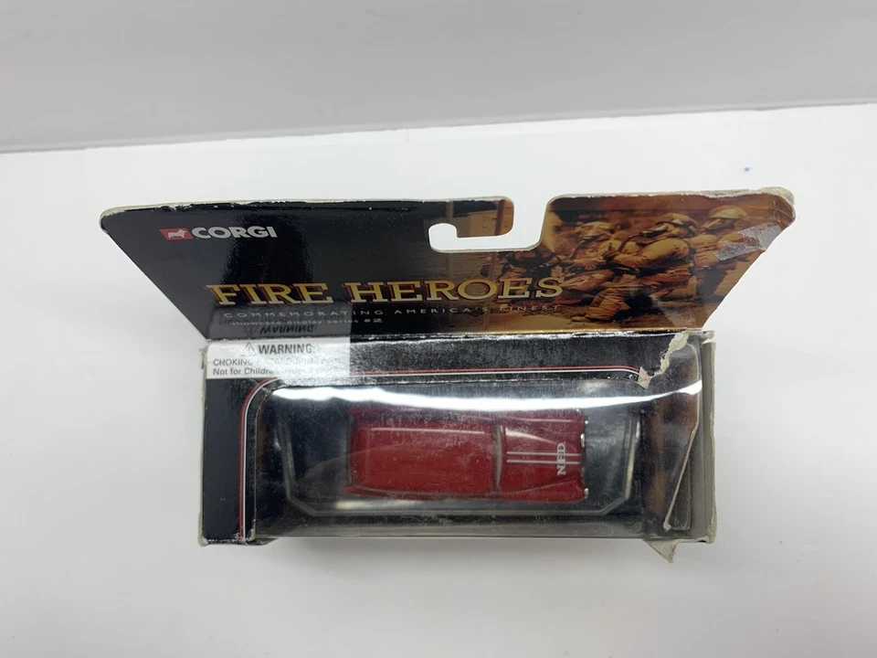 CORGI-SHOWCASE COLLECTION-FIRE HEROES-PONTIAC VAN-NEWARK FDCS90014-2002 - Image 3 of 4