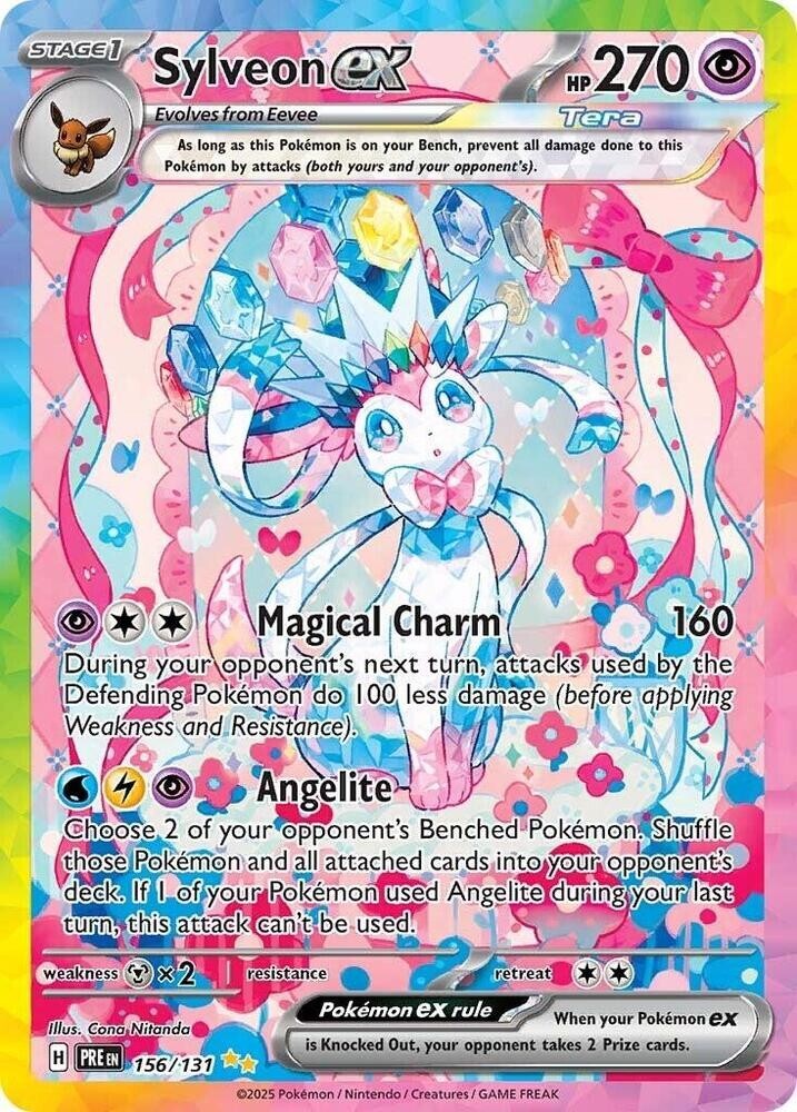 Sylveon Ex (Half Size) - Pokemon card magnet | eBay