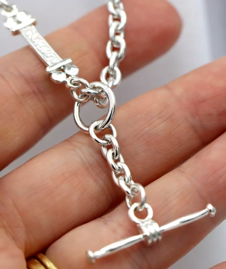 Fob sale necklace silver