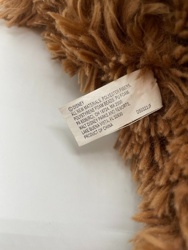 Walt Disney Parks Pre Duffy Hidden Mickey Brown Shaggy Tan Teddy Bear Plush 16" - Picture 13 of 13