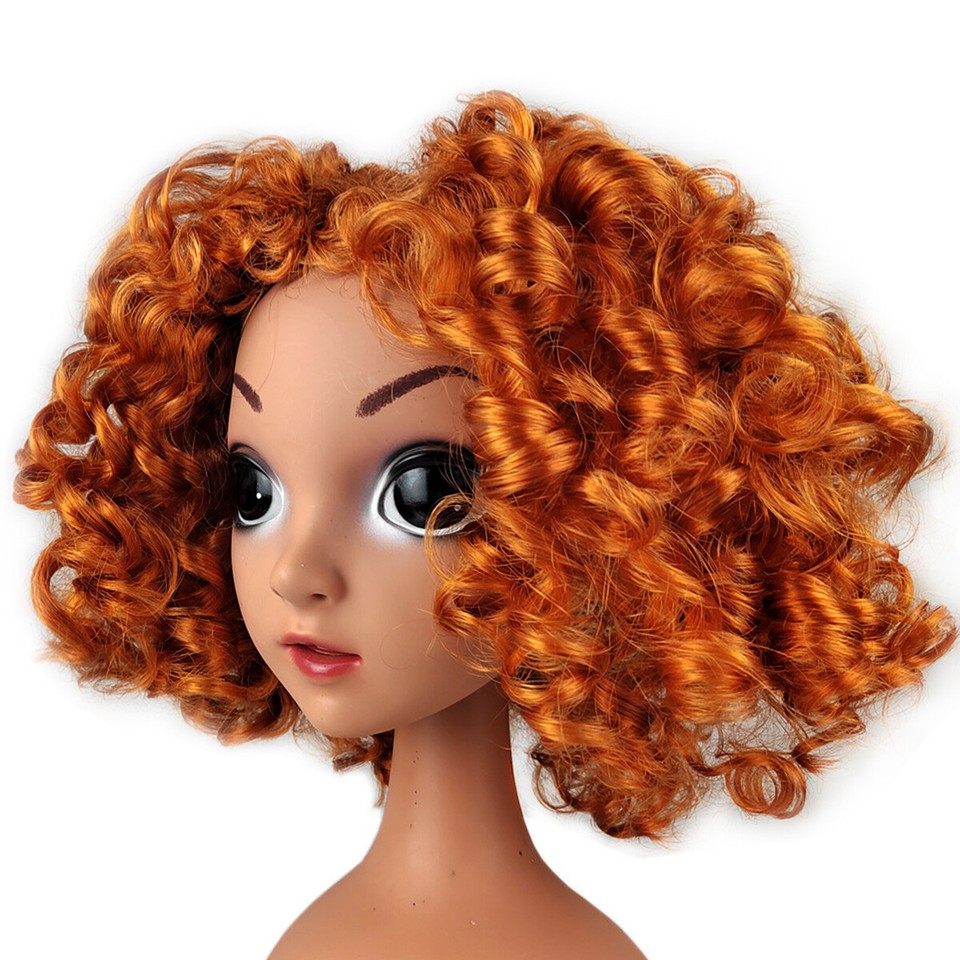Cosplay Hair Wig Chemical Fiber Cute Short Curly Hair Women Ladies
