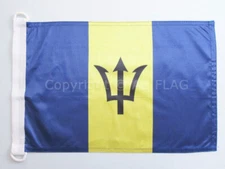 BARBADOS NAUTICAL FLAG 18'' x 12'' - BARBADIAN FLAGS 30 x 45 cm - BANNER 12x18 i