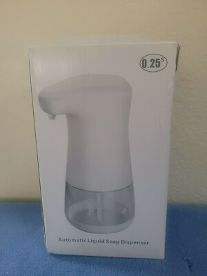 White Automatic Noisless  Waterproof Liquid Soap Dispenser