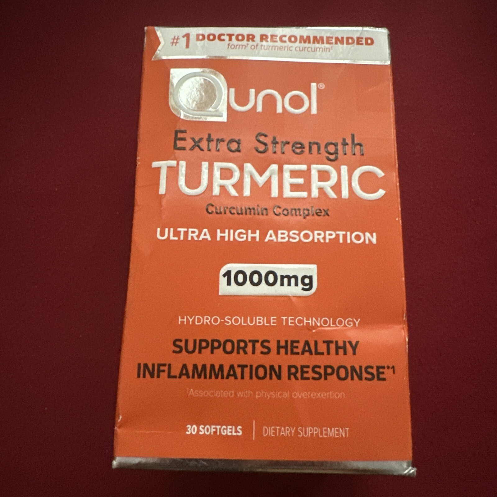 qunol extra strength turmeric Ultra High Absorbtion 120 Vegetarian