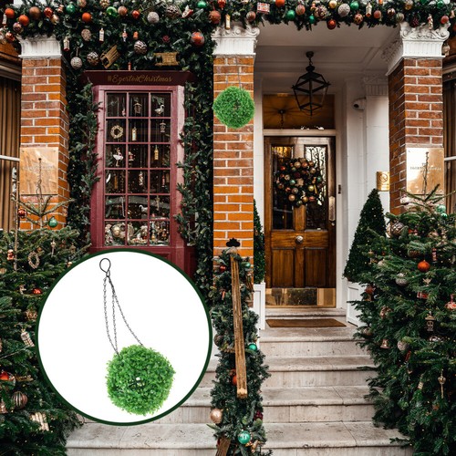 Simulated Grass Ball Decoration Greenery Hanging Pants Ceiling Plants - Picture 12 of 12
