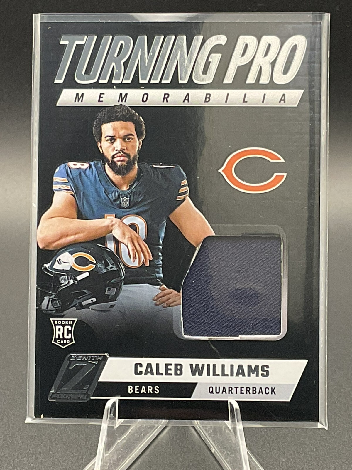 Caleb Williams Panini Zenith Turning Pro Memorabilia #TPMCWS Base