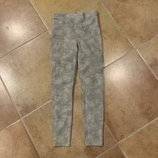 Spanx Small Jean-Ish Ankle Legging Jegging Pull On Camo Gray