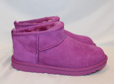 NIB UGG Classic Ultra Mini Suede Women Ankle Boots YOUTH 5 6 WOMEN'S 7 8 MGS
