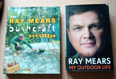 2 X Ray Mears Bücher: BUSHCRAFT SURVIVAL und MY OUTDOOR LIFE