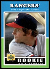 2001 Upper Deck Decade 1970's #97 Mike Hargrove Texas Rangers Baseball