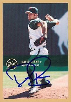David Riske autographed Baseball Card (Minor League) 2000 Just Minors #181