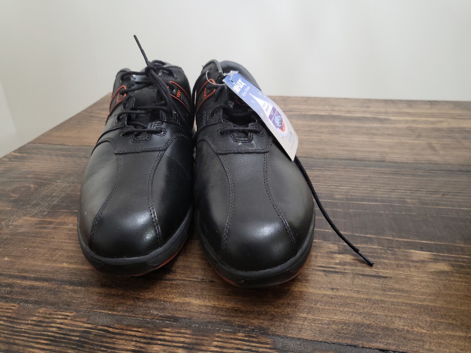 New Walter Hagen Golf Shoes Men's SZ 11 M Black Leather Ortholite Course Casual eBay