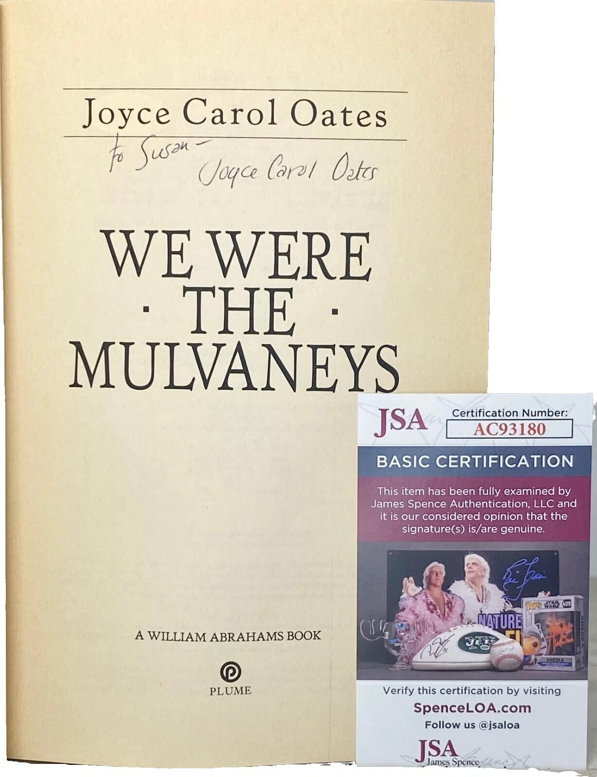 Antiquarian & Collectible Joyce Carol Oates Signed Books in English