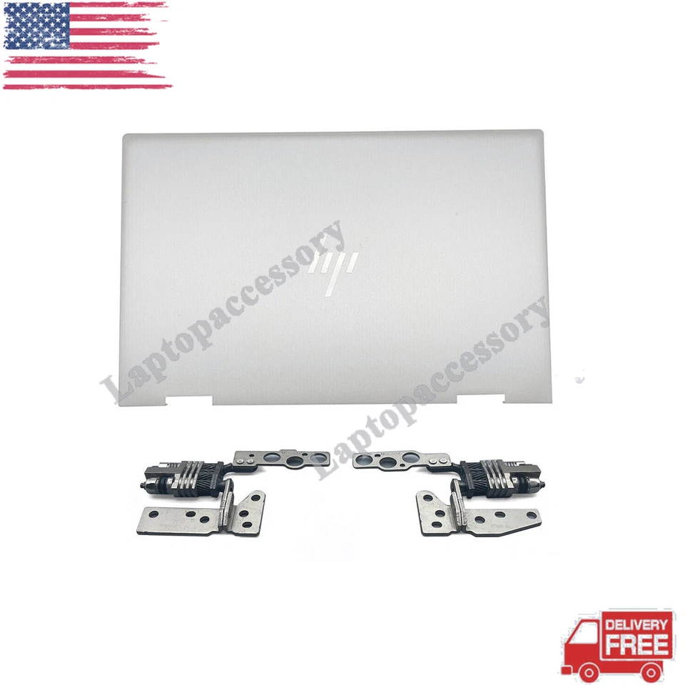 Nueva cubierta trasera/bisagras LCD para HP ENVY X360 15-EW 15-EY N09645-001 N09644-001 EE. UU. Foto 2 de 4
