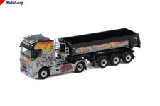 WSI Models Volvo Pflumm; Volvo Fh4 Globetrotter 4x2 Halfpipe Tipper Trailer 3 Axle 1:50 01-2992
