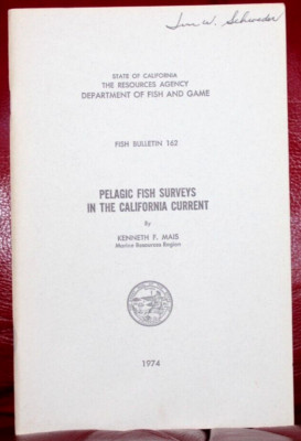 Pelagic Fish Surveys in the California Current, Anchovies, Sardines Squid, Saury