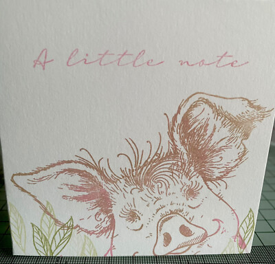 Pig Note Cards with Envelopes X10 | eBay UK