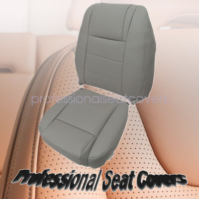For 2005 to 2009 Ford Mustang V6 Driver Bottom & Top Replacement Seat Cover Gray