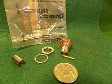  1 Amphenol 95750 BNC Female to RG-58 75 OHM Clamp Bulkhead NOS NIB