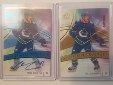 2020-21 Upper Deck SP Game Used Hockey Rookie Auto +Base Reid Duke #/299
