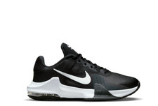 NIKE Mens Black & White Air Max Impact 4 Basketball Shoes UK 9.5 BRAND NEW