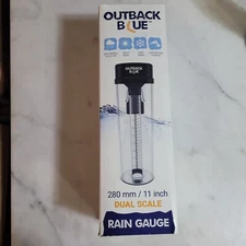 Professional Rain Gauge - 11" High Capacity Precipitation Measure Tool, Accur...