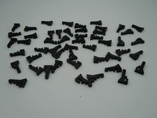 AURORA TJET GUARD RAIL POSTS  50 PC BLACK  NEW REPRO  USE W/ORG GUARD RAILS