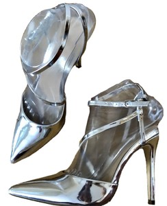 new look silver shoes