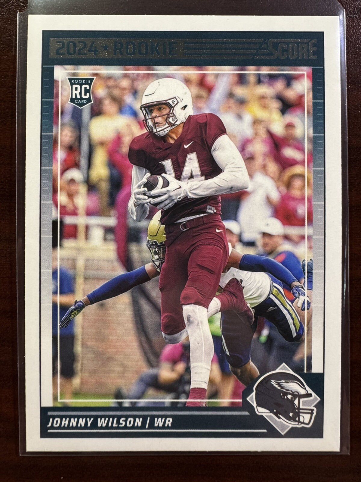 2024 Score - #369 Johnny Wilson (RC) Philadelphia Eagles