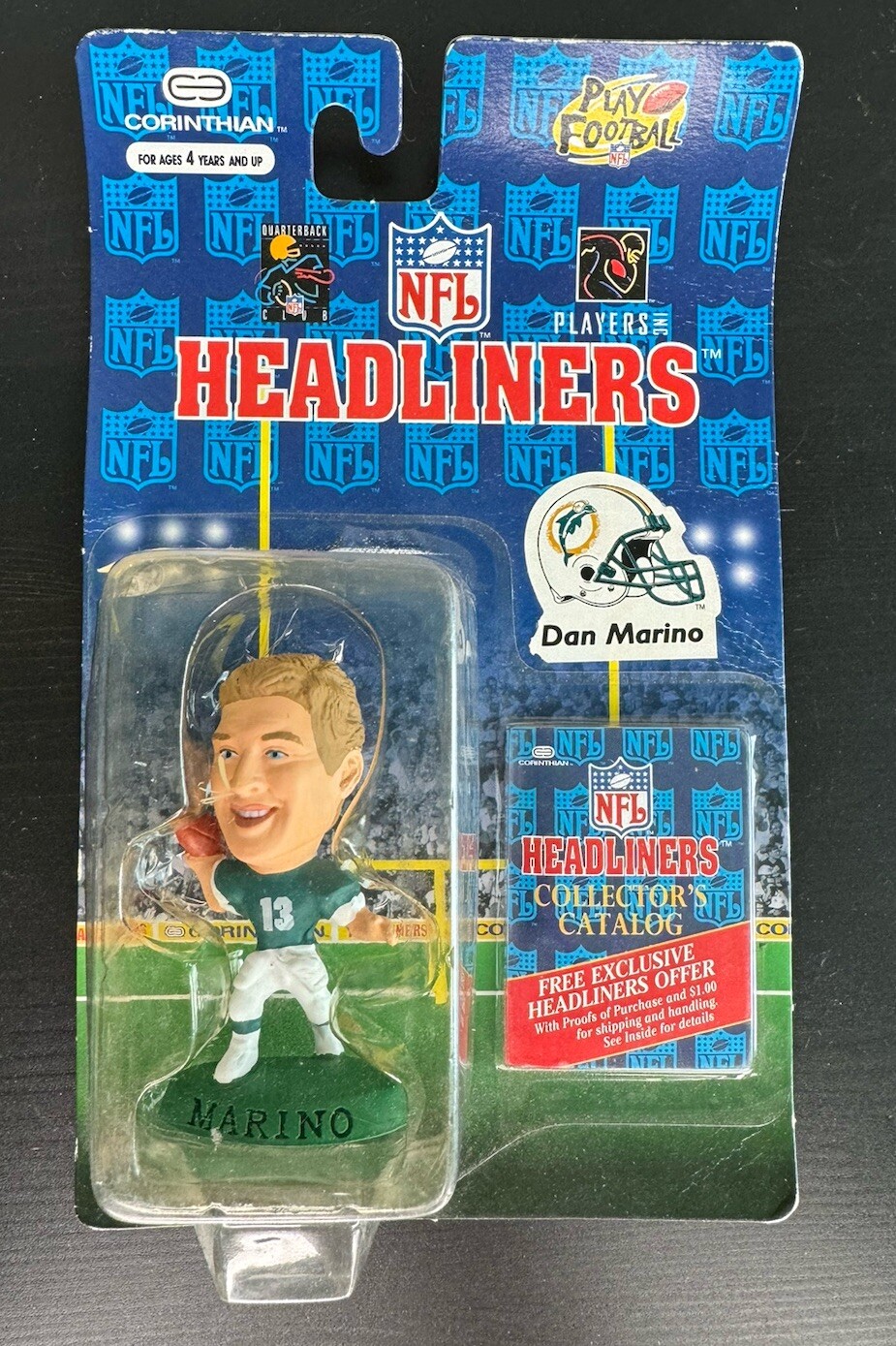 1996 Corinthian Headliners Dan Marino Miami Dolphins 3" figure NFL Licensed eBay
