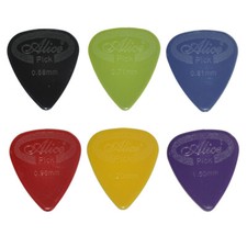 100pcs Alice Anti-slip Nylon Guitar Pick 0.58 / 0.71 / 0.81 / 0.96 / 1.2 / 1.5mm
