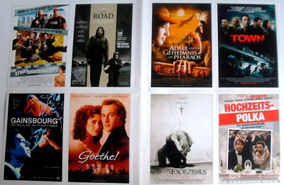 E72-2  8x Cinema Filmkarten THE ROAD / TOWN / GOETHE / GAINSBOURG