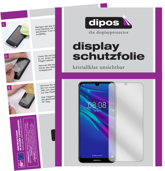 6X Schutzfolie FüR Huawei Y6 (2019) Klar Displayschutzfolie Folie Display Schutz-image