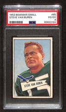 1952 Bowman Small #45 Steve Van Buren HOF  PSA 4 VGEX C104641