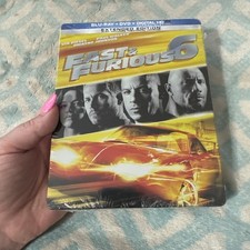 NEW FAST FURIOUS 6 Blu Ray SteelBook Best Buy Exclusive Extended Ed.