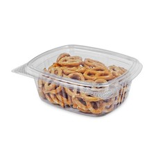 12oz RPET Clear Hinged Lid Deli Container - 200Pcs 12oz