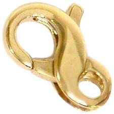 14K Gold Infinity Lobster Clasp 11.5mm