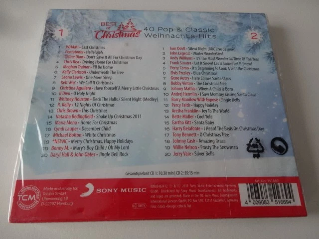 NEUE DOPPEL - CD BEST OF CHRISTMAS  40 Pop & Classic Weihnachts Hits Wham Last.. - Bild 2 von 2