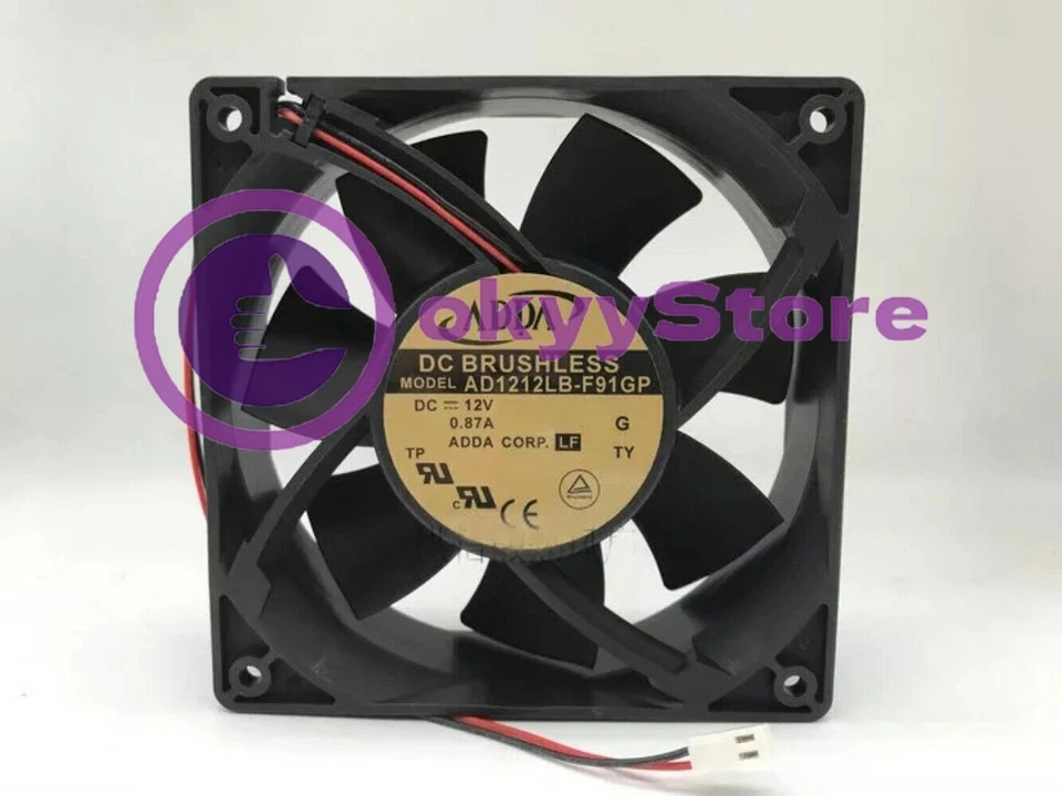 1PCS ADDA AD1212LB-F91GP 12V 0.87A 12038 12CM high air volume cooling fan