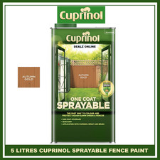 Cuprinol One Coat Sprayable Fence Treatment - All Colours - 5 Litres