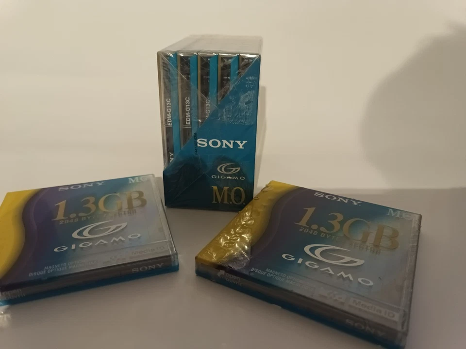 Sony EDM-G13C MO Diskette 1.3GB – 7 x Neu & OVP – Magneto Optical Disk - Bild 3 von 4