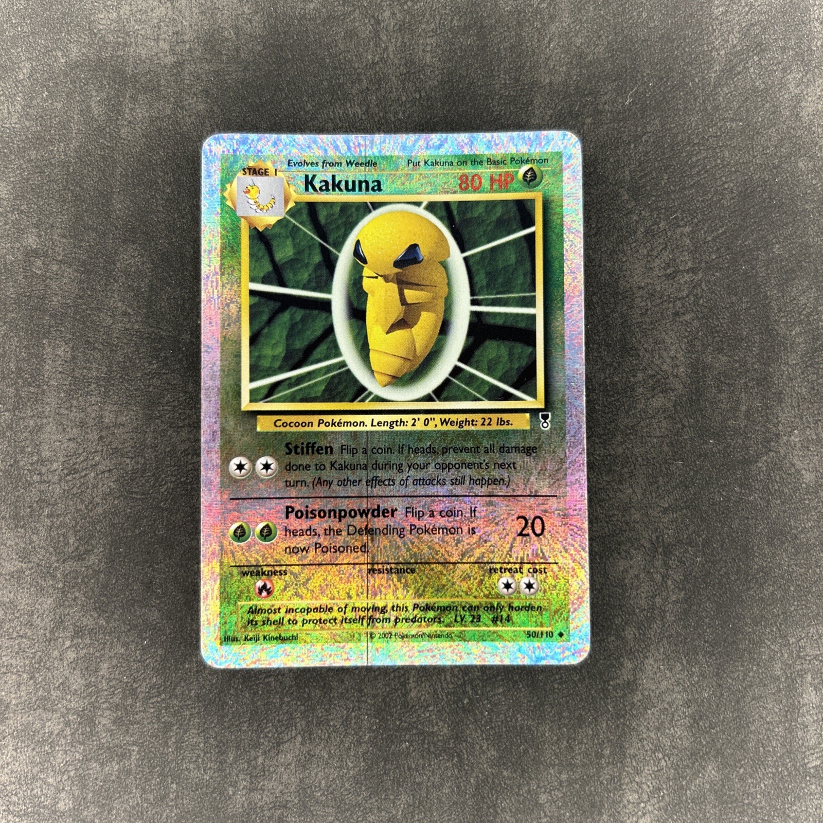 Pokémon TCG Kakuna Legendary Collection Reverse Holo Card 50/110 2002