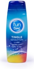 Fun Time tingle Flavoured Lubricant Water Based Gel Edible Sex Aid Bottle 75ml