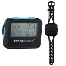 Gymboss Interval Timer and Stopwatch and Watchstrap - Bundle One Size Fits All