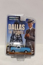 GreenLight Hollywood Dallas TV Series 1970 Chevrolet C10 Blue 1:64 Diecast