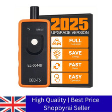 2025 EL-50448 TPMS Reset Relearn tool OBD2 Auto Tire Pressure Sensor CAN EOBD